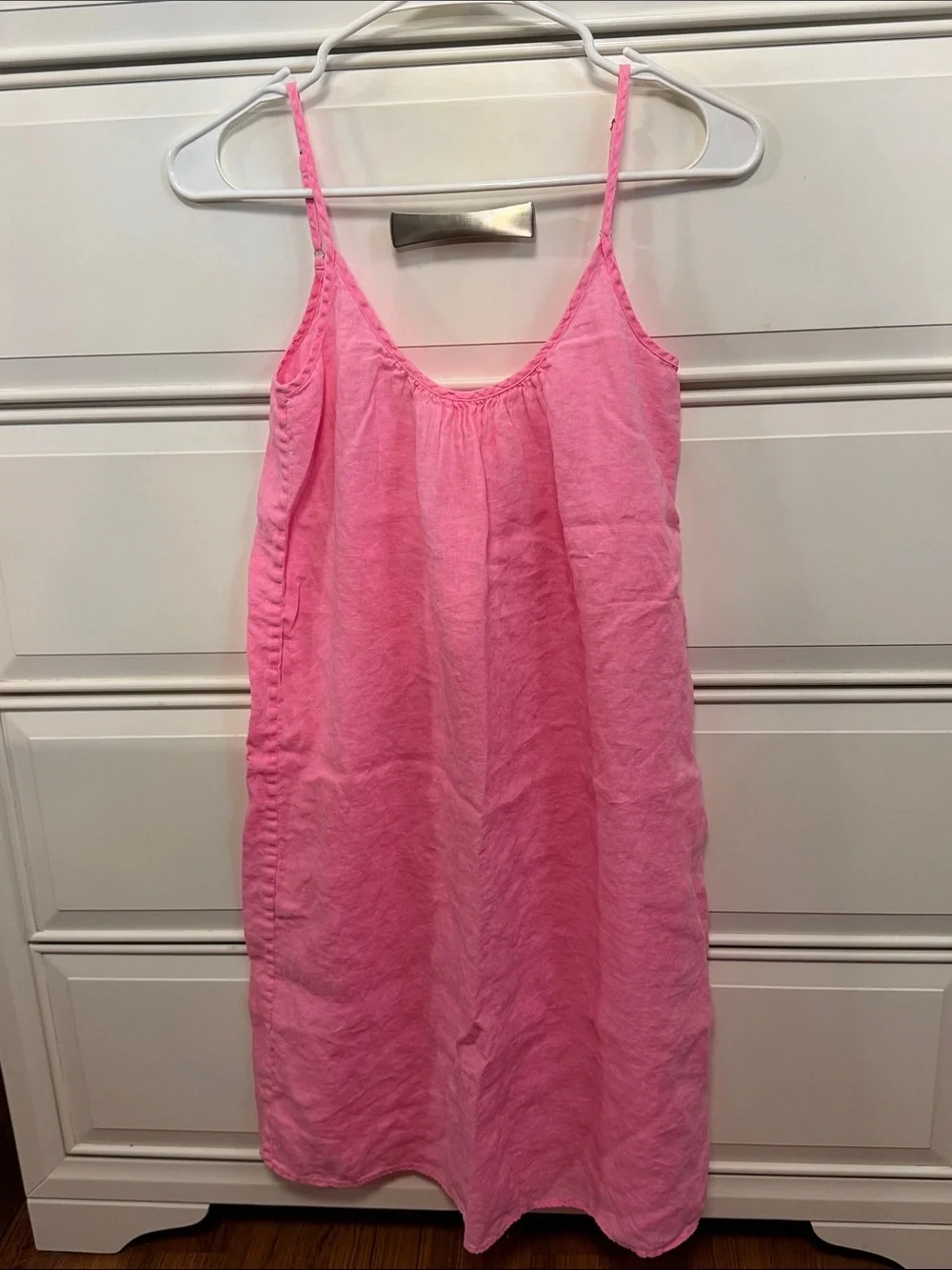 J. Crew Bubblegum Pink Spaghetti Strap Slip Dress - Picture 1 of 4